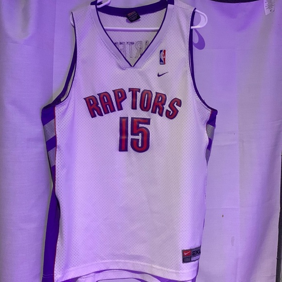 Vintage Vince Carter Toronto Raptors Nike Jumpan Jersey - Picture 1 of 3